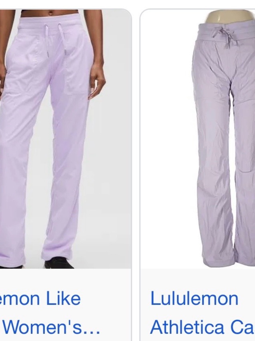 Lululemon Lavender Studio Drawstring Track Pants